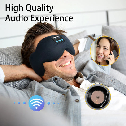 Smart Sleeping Mask With Bluetooth 5.3 Headphones By Muxo